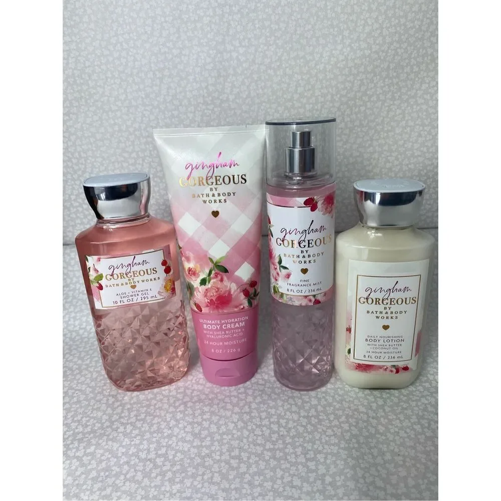 Bath and Body Works GINGHAM GORGEOUS 4PC Set